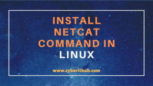 Netcat как установить linux