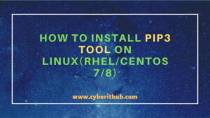 pip3 install linux