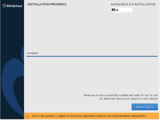 Step by Step Guide to Install AlmaLinux 8.4 22